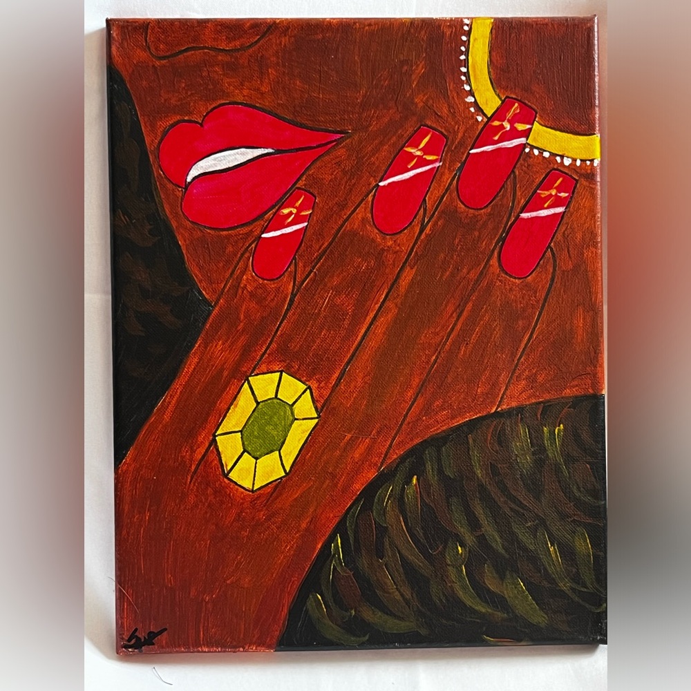“Nailed It”, Hand Painted Wall Art.